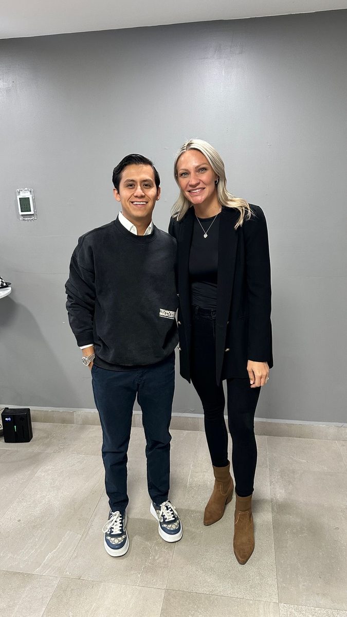 Julio Iero con una de sus autoridades y mentores