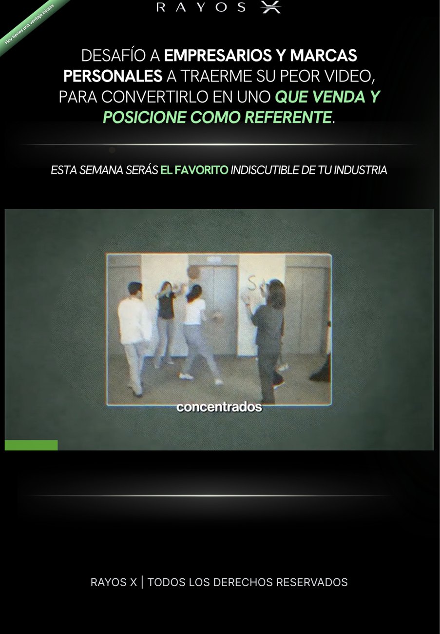 Landing page Rayos X