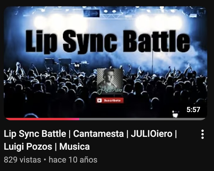 Analíticas de YouTube mostrando muy pocas visualizaciones